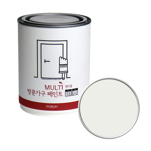 노루페인트 방문가구 페인트, WT 1022 Cube White, 1L, 1개