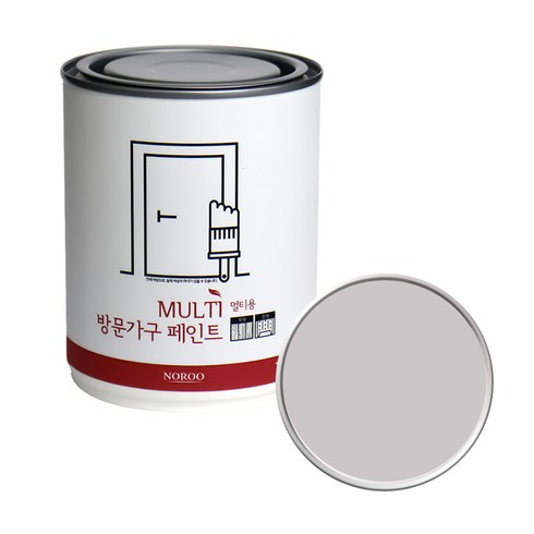 노루페인트 방문가구 페인트, NU 3219 Hazy Lavender, 1L, 1개