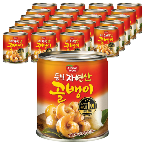 동원 자연산 골뱅이, 230g, 24개