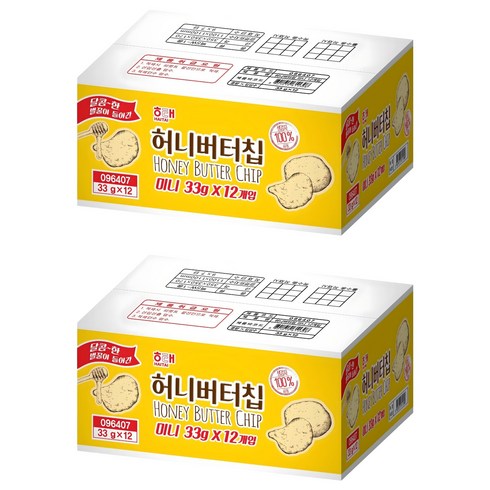 해태제과 허니버터칩, 396g, 2개