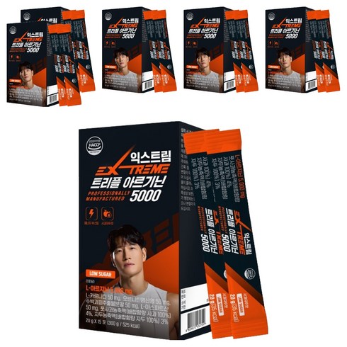 익스트림 트리플 아르기닌 5000, 300g, 6개