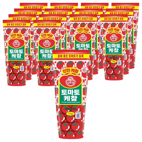 오뚜기 토마토 케챂, 1kg, 15개