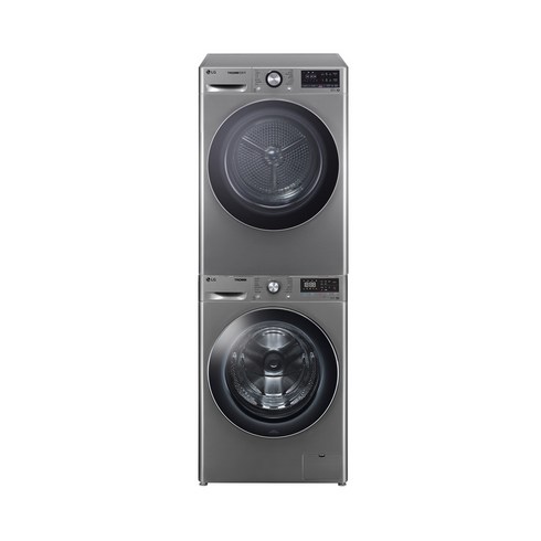 LG전자 트롬 ThinQ 세탁기 F12VVA + 건조기 RH10VTA 12kg + 10kg 방문설치, F12VVA-10VB, 모던 스테인리스