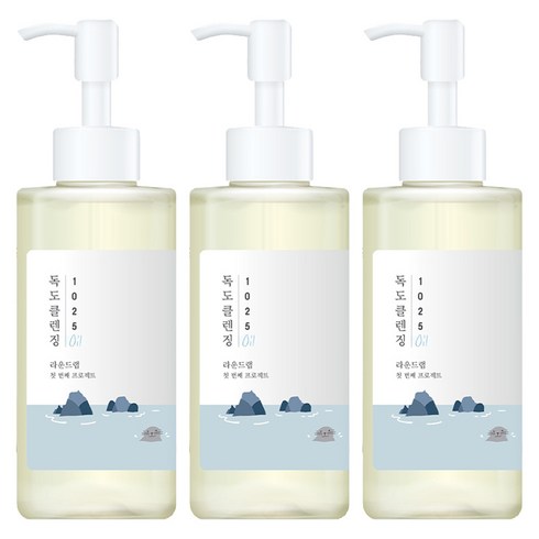 라운드랩 1025 독도 클렌징오일, 200ml, 3개