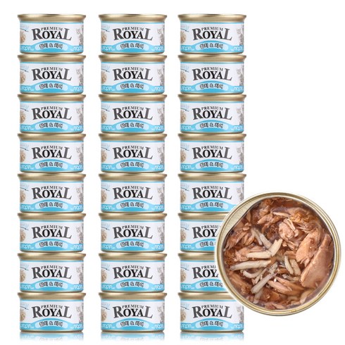 펫스토리로얄 프리미엄 캔 사료, 참치, 85g, 1박스