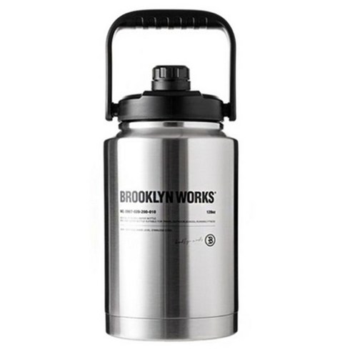 브루클린웍스 워터저그 3.8L, 실버, 1개