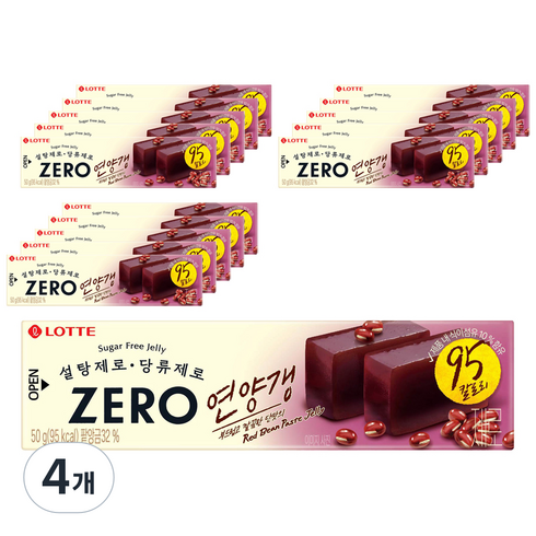 롯데제로 연양갱, 50g, 64개
