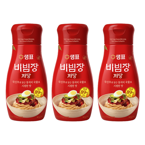 샘표 저당 비빔장, 340g, 3개