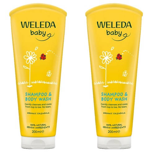 벨레다 카렌듈라 샴푸 앤 바디워시, 200ml, 2개