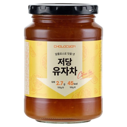 초록원 알룰로스 저당 유자차, 530g, 1개, 1개입
