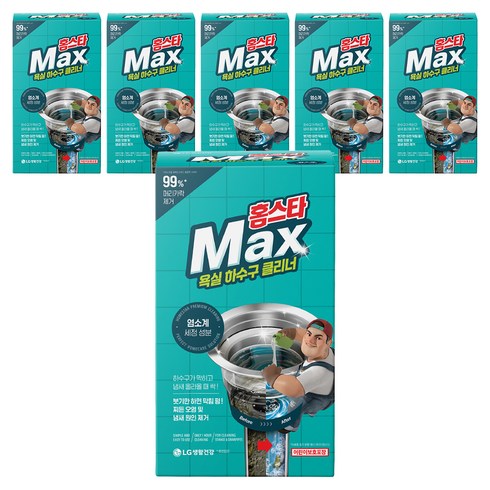 홈스타 맥스 욕실 하수구 클리너, 450ml, 6개