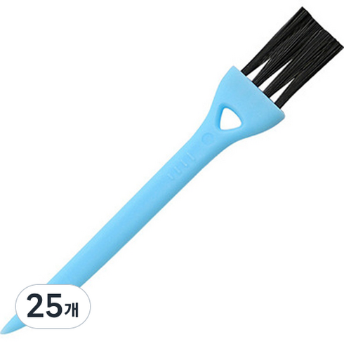 동그란주먹 면도기 틈새먼지 미니청소솔 블루블랙, 1개입, 25개