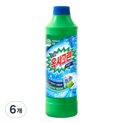 옥시크린 분말형 표백제, 1kg, 6개
