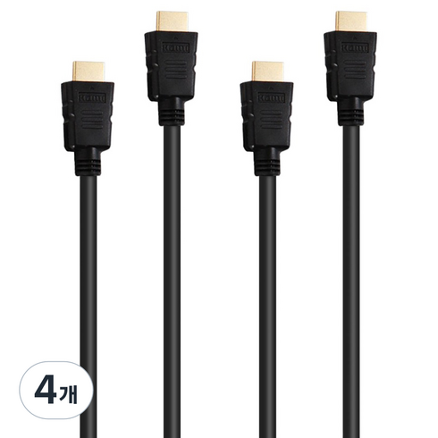 넥스트 이지넷유비쿼터스 HDMI v1.4 모니터케이블, 4개, 2m