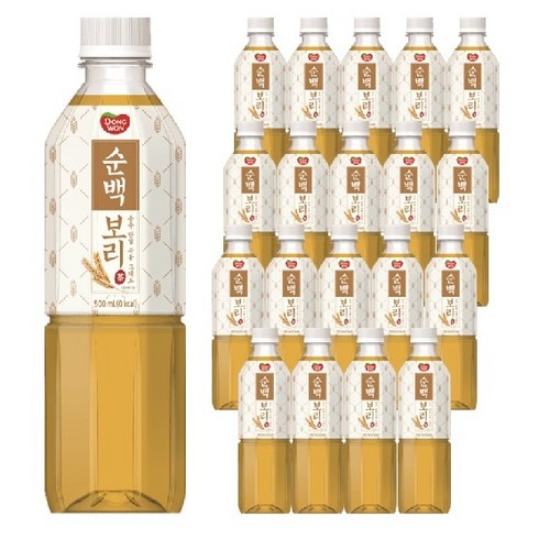 동원 순백 보리차, 500ml, 20개
