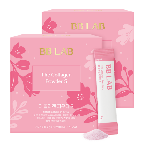비비랩 더 콜라겐 파우더S, 50회분, 2개