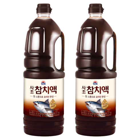 사조 참치액, 2.1kg, 2개