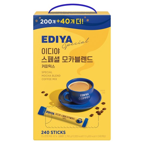 이디야 스페셜 모카블렌드 커피믹스, 11.5g, 240개입, 1개