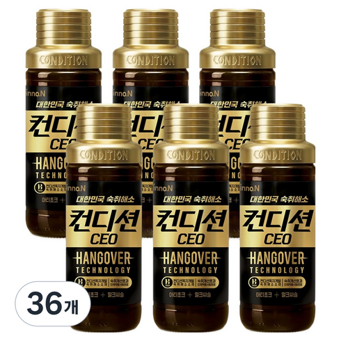 컨디션 CEO 숙취해소음료, 150ml, 36개