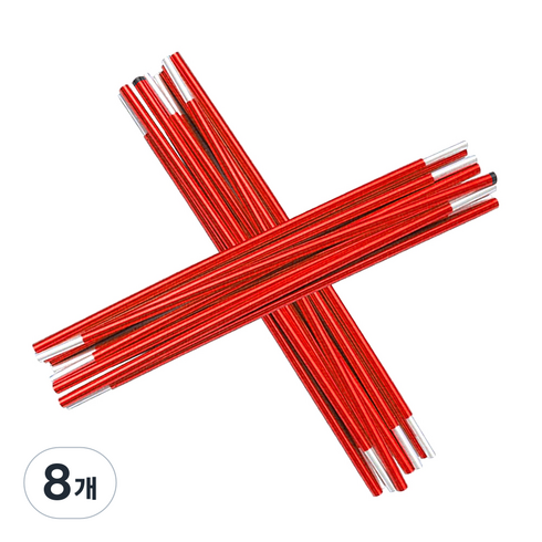 벅703 알루미늄 폴대 레드, 8개