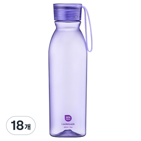 락앤락 데일리 밸런스 보틀, 바이올렛, 550ml, 18개