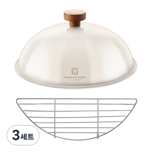 바겐슈타이거 레스팅커버 아이보리 24cm +그리들망 28cm 세트, 3세트