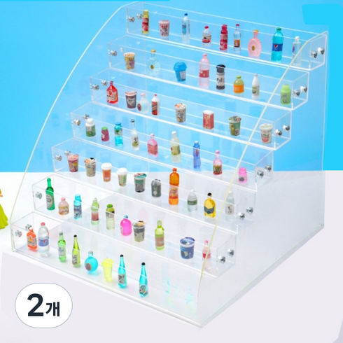 데일리네스트 다용도 진열장 7단 선반, 2개