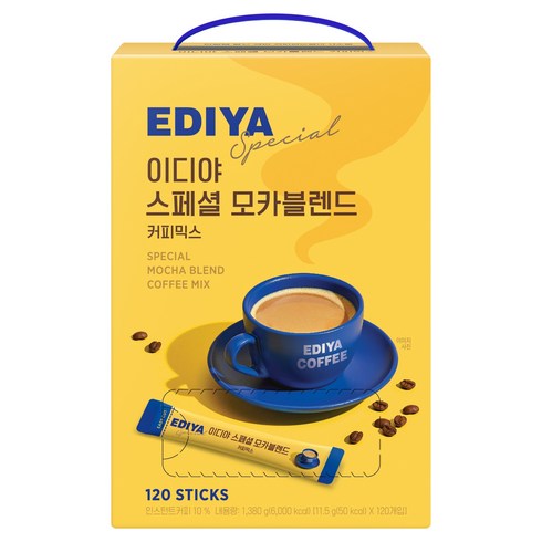 이디야 스페셜모카블렌드 커피믹스, 11.5g, 120개입, 1개