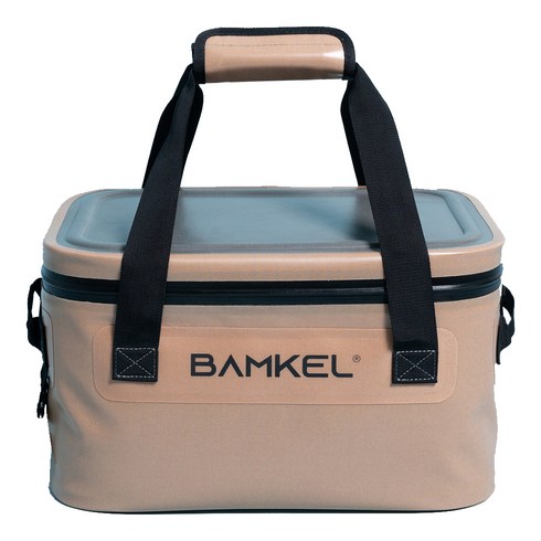 밤켈 소프트쿨러 보냉백 12캔, 라이트샌드, 9L