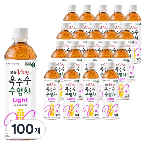 광동옥수수수염차 광동 V라인 라이트, 500ml, 100개