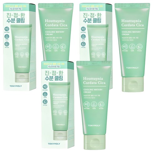 토니모리 어성초 시카 쿨링 수분 크림, 90ml, 3개