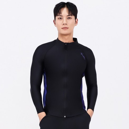 아쿠아티카 남성용 래쉬가드 집업 AQAMBC