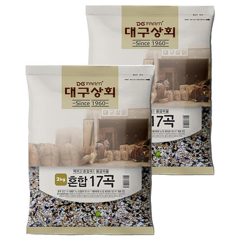 대구농산 혼합 17곡, 2kg, 2개
