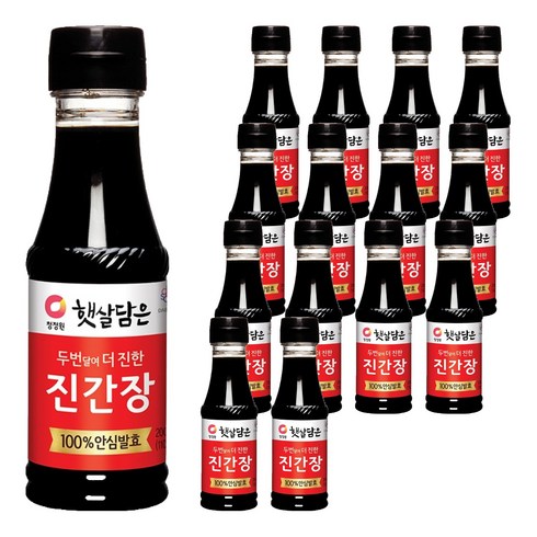 햇살담은 두번 달여 더 진한 진간장, 200ml, 15개