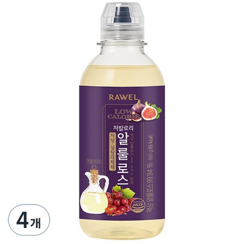로엘 저칼로리 알룰로스, 680g, 4개