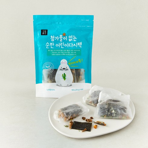 기장물산 첨가물이 없는 순한 어린이다시팩, 10g, 10개입, 1개