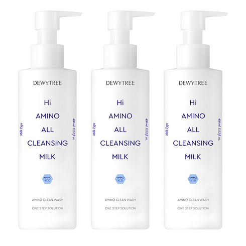 듀이트리 하이 아미노 올 클렌징 대용량 밀크, 400ml, 3개