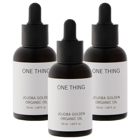 원씽 유기농 비정제 냉압착 호호바 오일, 50ml, 3개