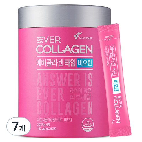 에버콜라겐 타임 비오틴 50p, 150g, 7개