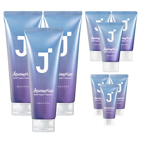 제이숲 퍼플제이 아쿠아마린 노워시 헤어팩 200ml + 30ml + 15ml, 3개