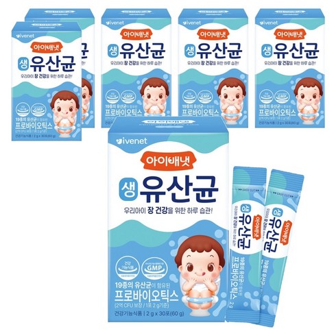 아이배냇 생유산균, 6개, 60g