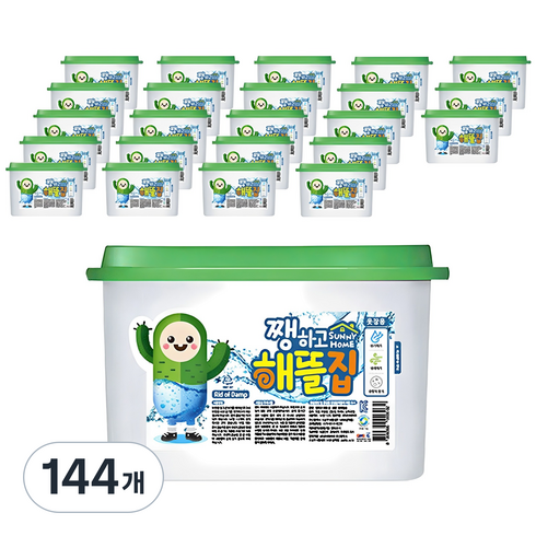 쨍하고해뜰집 옷장용 볼타입 제습제 본품, 260g, 144개