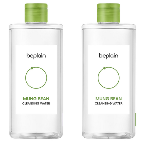 비플레인 녹두 클렌징 워터, 400ml, 2개