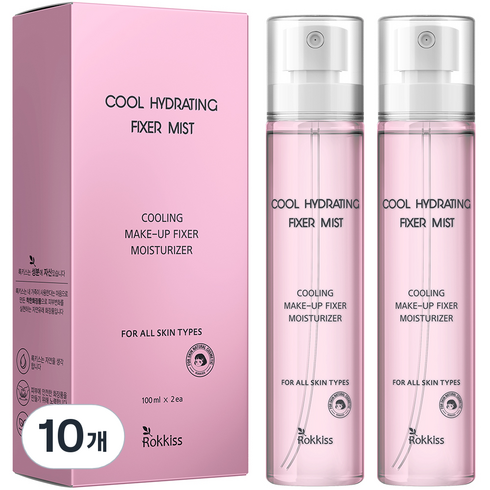 록키스 쿨 하이드레이팅 픽서 미스트, 100ml, 10개