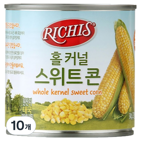 리치스 홀 커널 스위트 콘, 340g, 10개