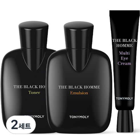 토니모리 더 블랙 옴므 토너 + 에멀전 + 멀티아이크림 세트, 2세트