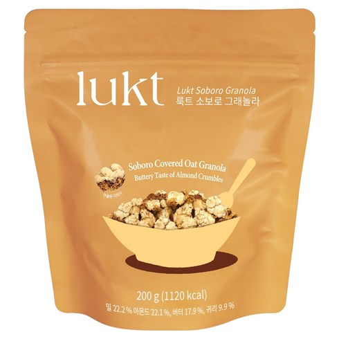 룩트 소보로 그래놀라 대용량, 200g, 1개