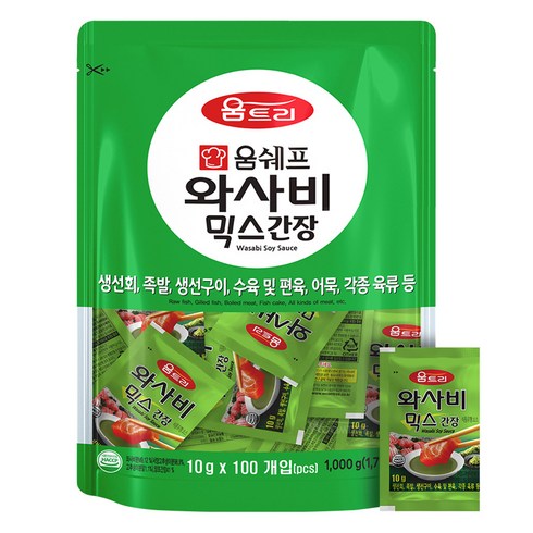 움트리 와사비믹스 간장, 10g, 100개