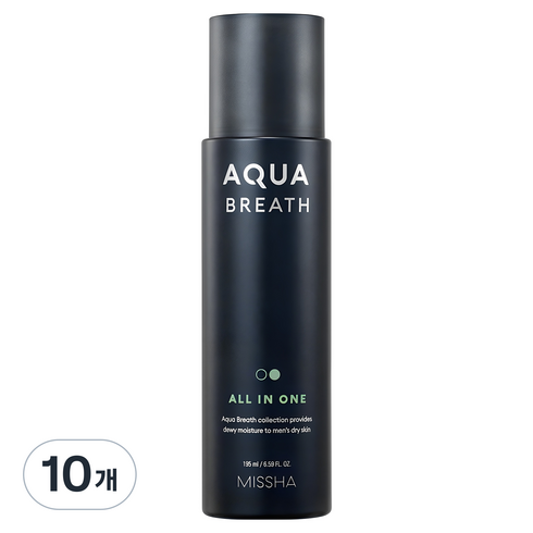 미샤 포맨 아쿠아브레스 올인원, 195ml, 10개