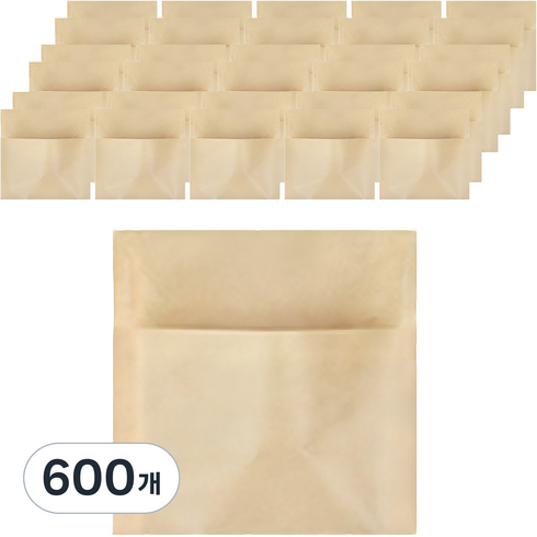 핸즈픽 빵봉투 식품 포장지 15호, 크라프트, 600개